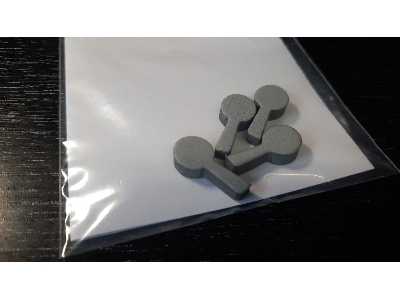 Avia S-199 / Cs-199 Wheel Bay Plugs (For Eduard Kits) - image 2