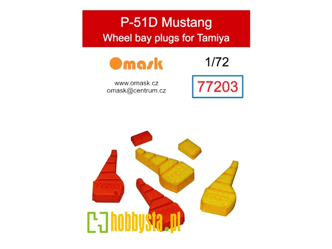 North American P-51 D Mustang Wheel Bay Plugs (For Tamiya Kits) - image 1 North American P-51 D Mustang Wheel Bay Plugs (For Tamiya Kits) - image 1