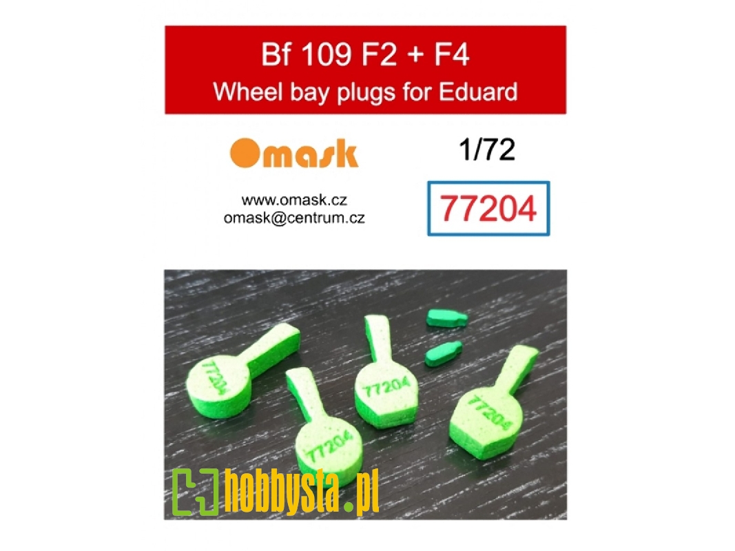 Messerschmitt Bf 109 F-2 / F-4 Wheel Bay Plugs (For Eduard Kits) - image 1 Messerschmitt Bf 109 F-2 / F-4 Wheel Bay Plugs (For Eduard Kits) - image 1