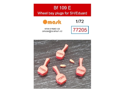 Messerschmitt Bf-109 E Wheel Bay Plugs (For Eduard / Special Hobby Kits) - image 1