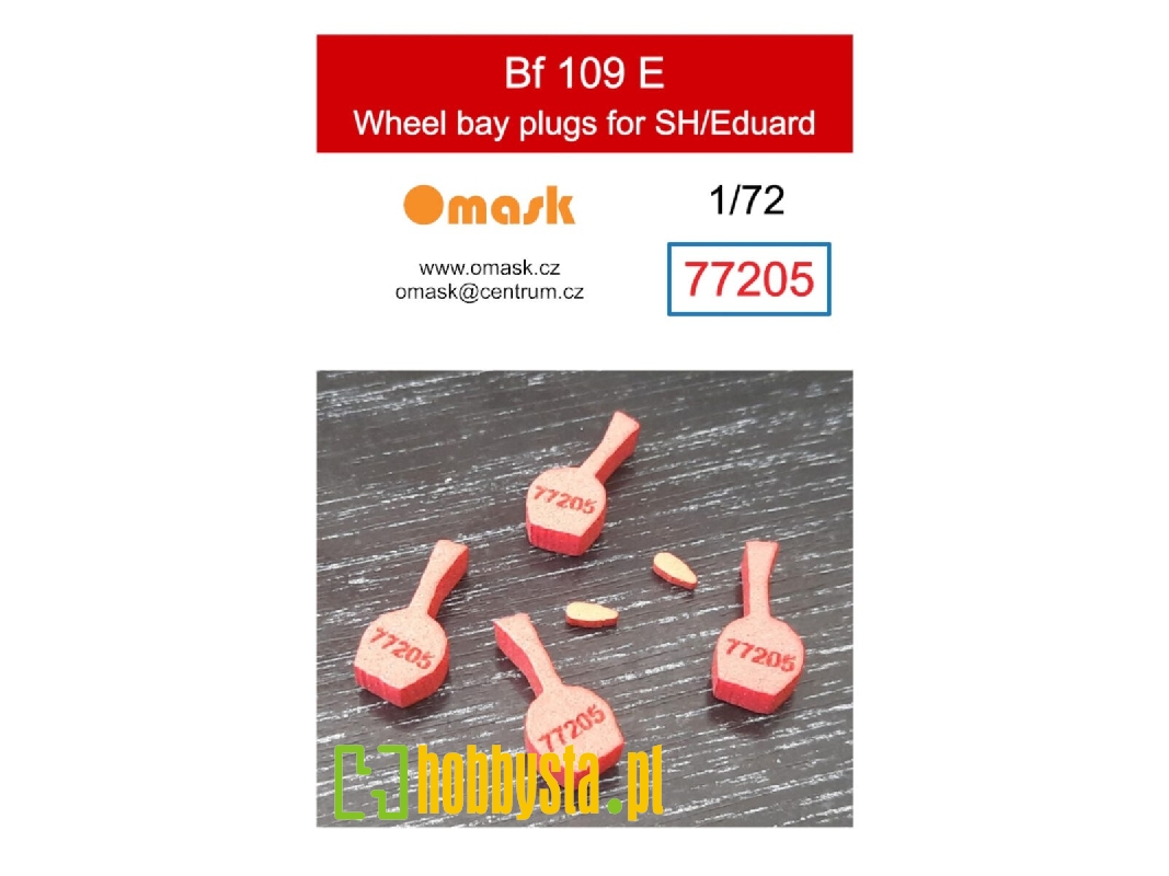 Messerschmitt Bf-109 E Wheel Bay Plugs (For Eduard / Special Hobby Kits) - image 1 Messerschmitt Bf-109 E Wheel Bay Plugs (For Eduard / Special Hobby Kits) - image 1