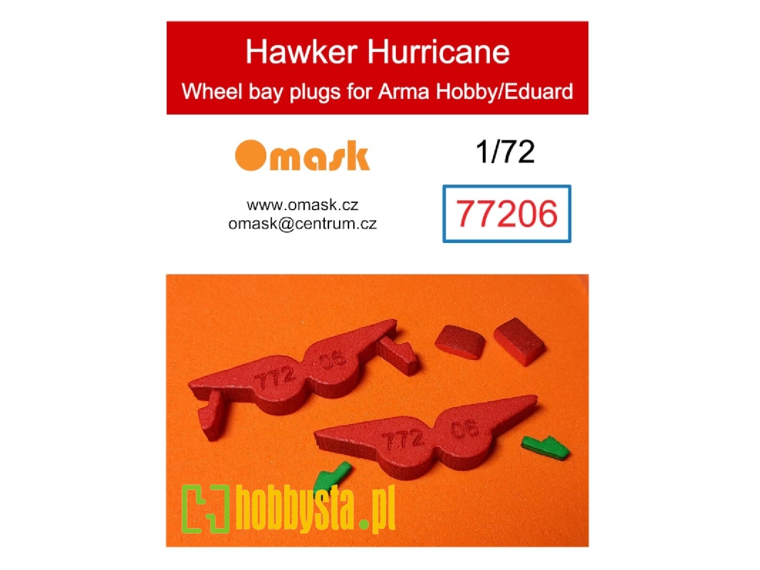Hawker Hurricane Wheel Bay Plugs (For Eduard / Arma Hobby Kits) - image 1 Hawker Hurricane Wheel Bay Plugs (For Eduard / Arma Hobby Kits) - image 1