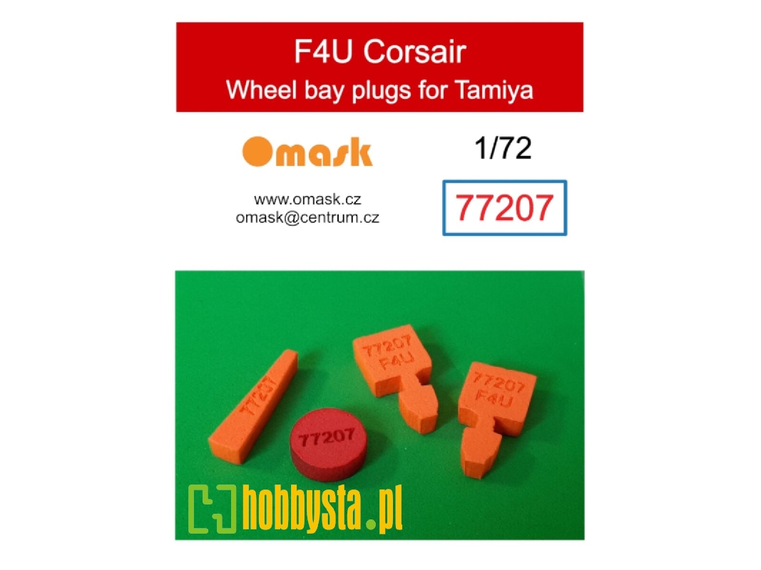 Vought F4u Corsair Wheel Bay Plugs (For Tamiya Kits) - image 1