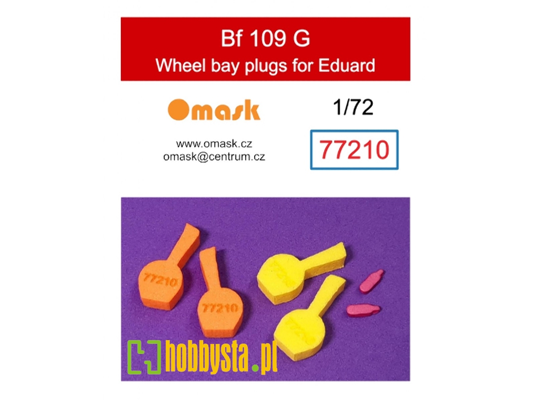 Bf 109 G Wheel Bay Plugs (For Eduard) - image 1 Bf 109 G Wheel Bay Plugs (For Eduard) - image 1
