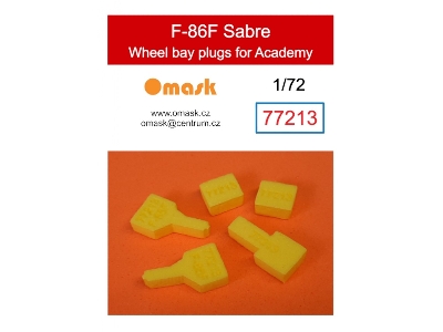 F-86f Sabre Wheel Bay Plugs (For Academy) - image 1