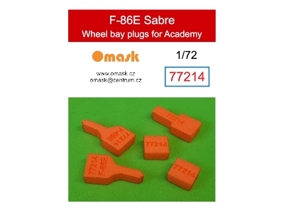 F-86e Sabre Wheel Bay Plugs (For Academy) - image 1