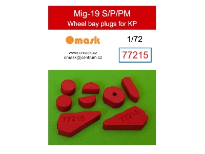 Mig-19 S/P/Pm Wheel Bay Plugs (For Kp) - image 1
