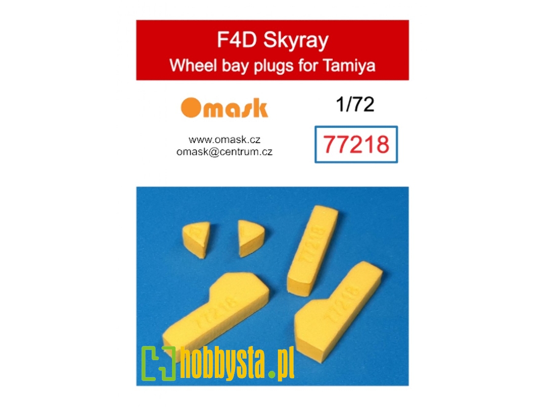 F4d Skyray Wheel Bay Plugs (For Tamiya) - image 1 F4d Skyray Wheel Bay Plugs (For Tamiya) - image 1