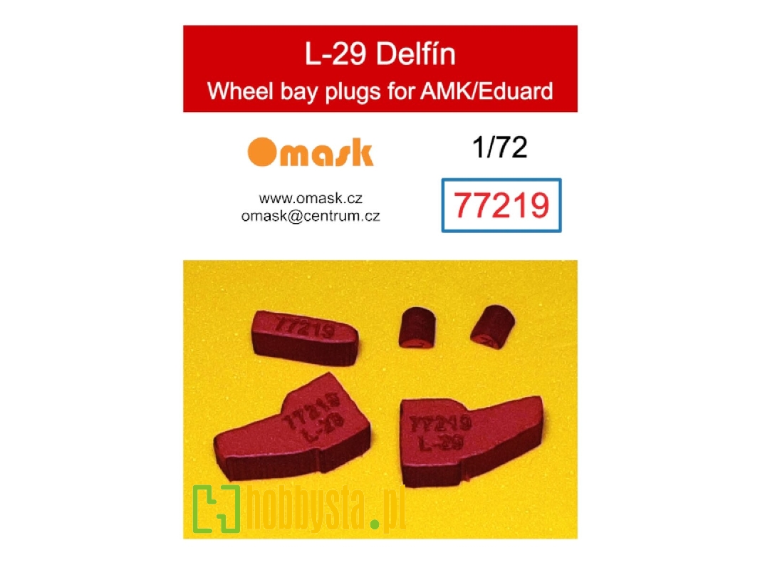 L-29 Delfin Wheel Bay Plugs (For Amk/Eduard) - image 1