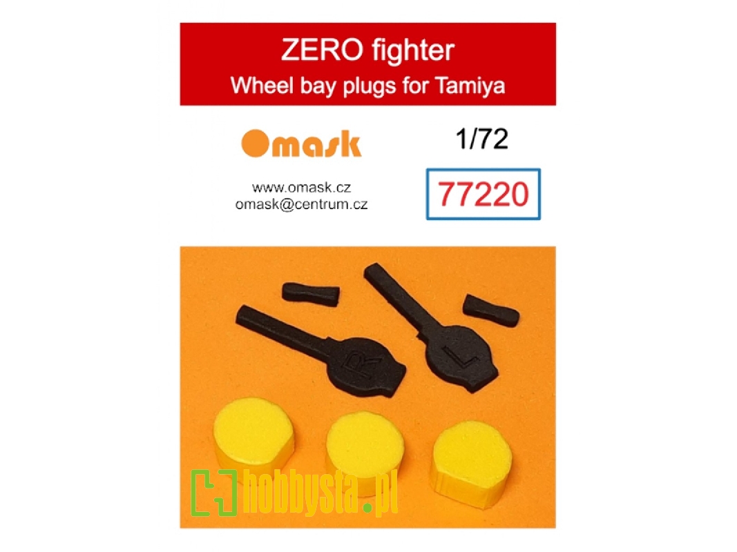 Zero Fighter Wheel Bay Plugs (For Tamiya) - image 1 Zero Fighter Wheel Bay Plugs (For Tamiya) - image 1