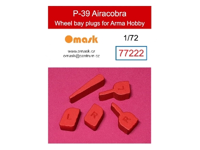 P-39 Airacobra Wheel Bay Plugs (For Arma Hobby) - image 1