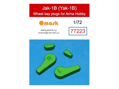 Jak-1b (Yak-1b) Wheel Bay Plugs (For Arma Hobby) - image 1