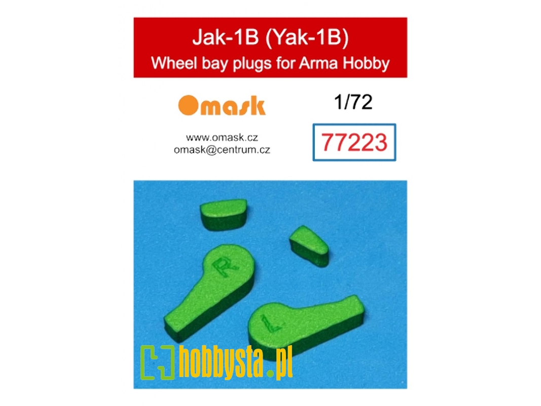 Jak-1b (Yak-1b) Wheel Bay Plugs (For Arma Hobby) - image 1 Jak-1b (Yak-1b) Wheel Bay Plugs (For Arma Hobby) - image 1
