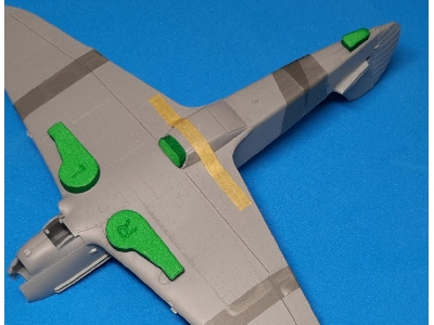Jak-1b (Yak-1b) Wheel Bay Plugs (For Arma Hobby) - image 2