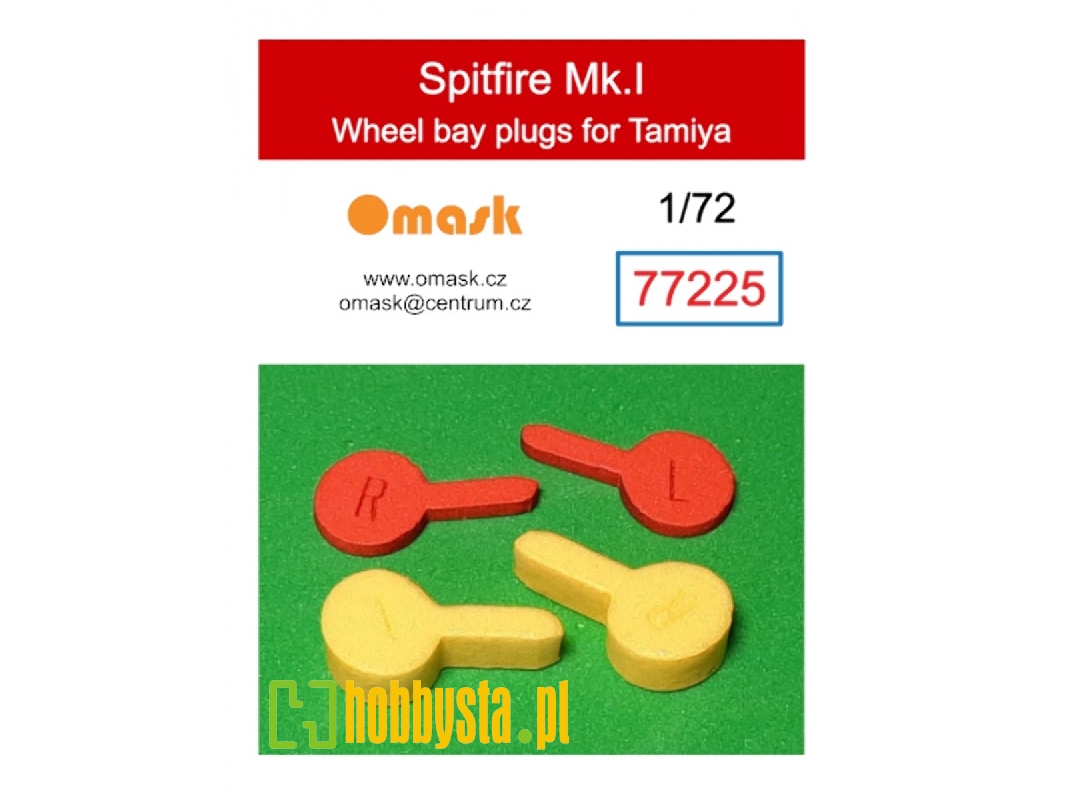 Spitfire Mk.I Wheel Bay Plugs (For Tamiya 60748) - image 1 Spitfire Mk.I Wheel Bay Plugs (For Tamiya 60748) - image 1