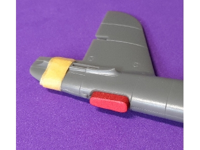 Me 410 Wheel Bay Plugs (For Airfix A04066) - image 3
