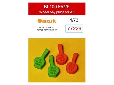 Bf 109 F/G/K Wheel Bay Plugs (For Az Model) - image 1