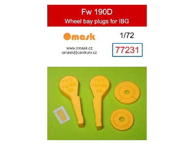 Fw 190d Wheel Bay Plugs (For Ibg) - image 1