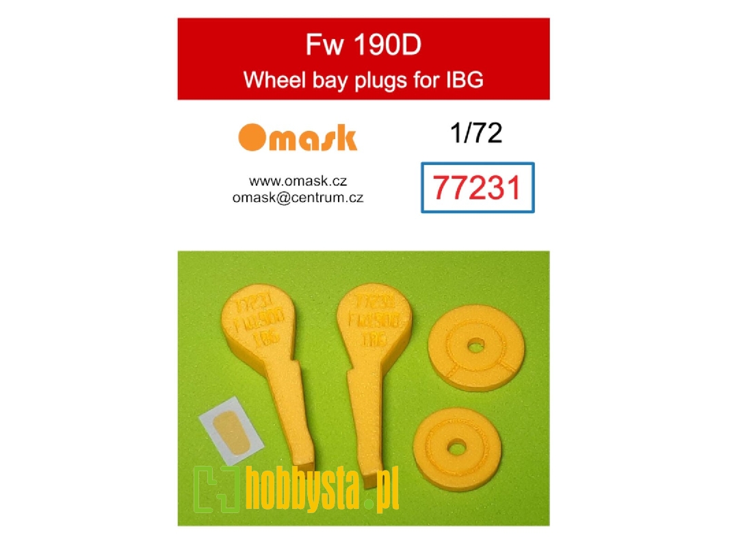 Fw 190d Wheel Bay Plugs (For Ibg) - image 1 Fw 190d Wheel Bay Plugs (For Ibg) - image 1