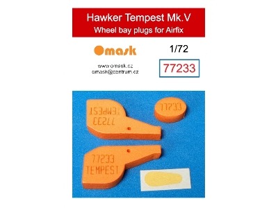 Hawker Tempest Mk.V Wheel Bay Plugs (For Airfix A02109, A02110) - image 1