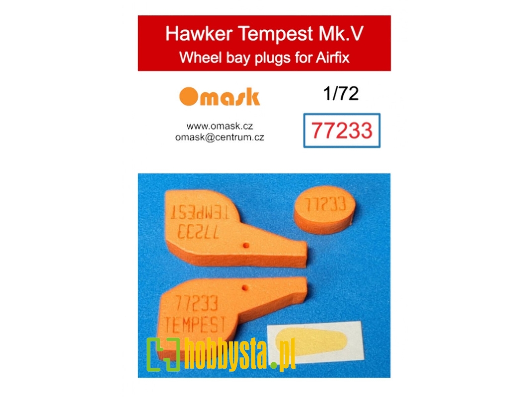 Hawker Tempest Mk.V Wheel Bay Plugs (For Airfix A02109, A02110) - image 1 Hawker Tempest Mk.V Wheel Bay Plugs (For Airfix A02109, A02110) - image 1
