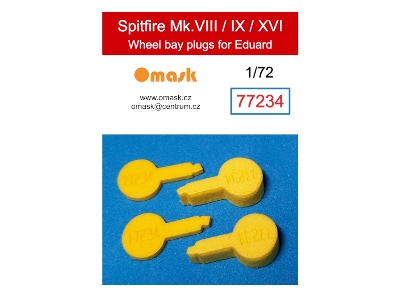 Spitfire Mk.Viii / Ix / Xvi Wheel Bay Plugs (For Eduard) - image 1