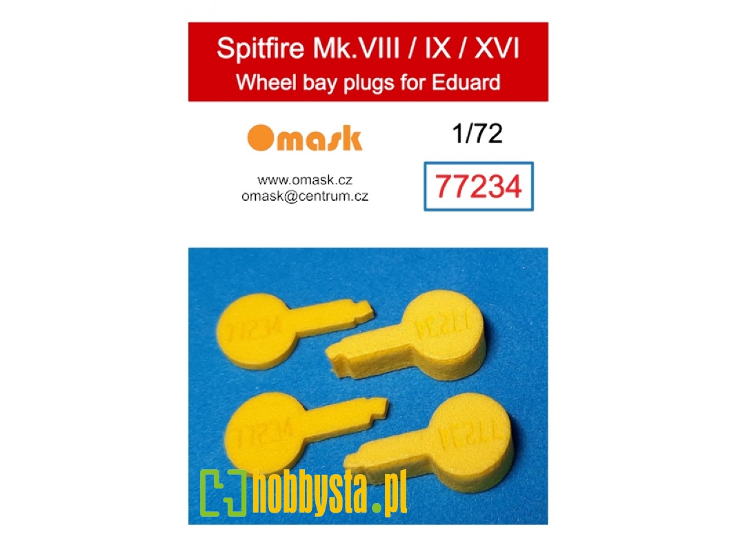 Spitfire Mk.Viii / Ix / Xvi Wheel Bay Plugs (For Eduard) - image 1 Spitfire Mk.Viii / Ix / Xvi Wheel Bay Plugs (For Eduard) - image 1