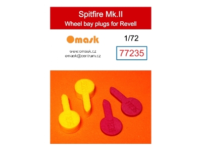 Spitfire Mk.Ii Wheel Bay Plugs (For Revell) - image 1