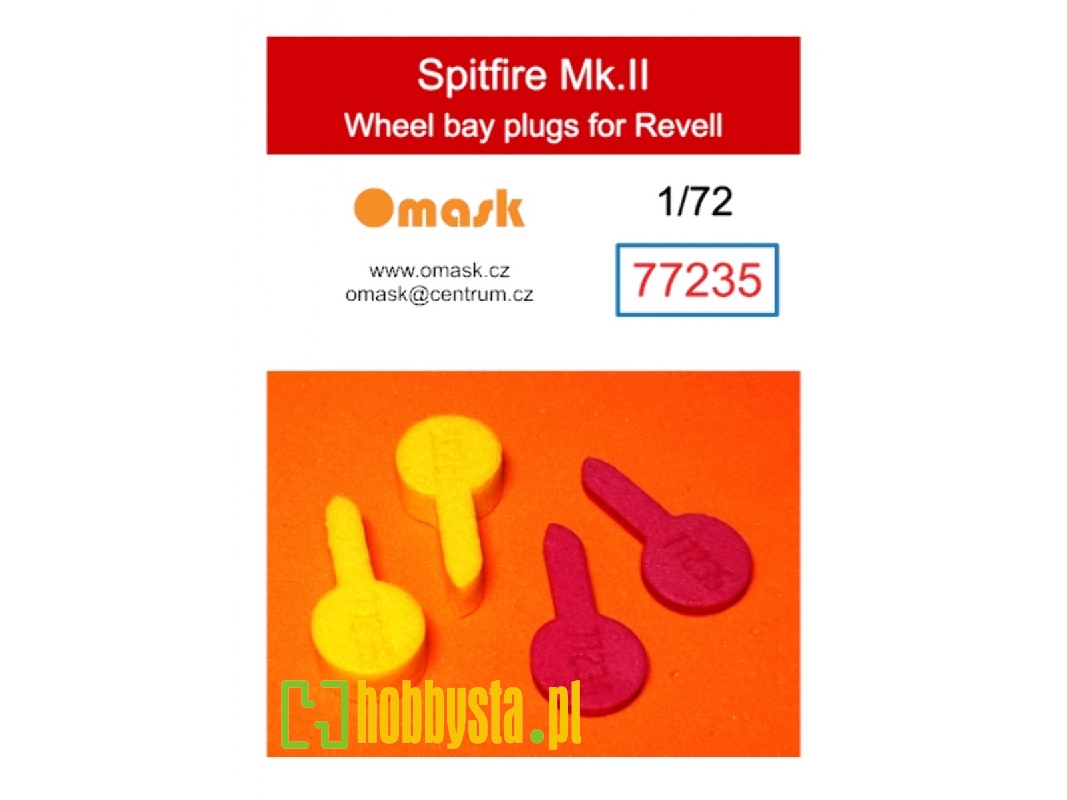 Spitfire Mk.Ii Wheel Bay Plugs (For Revell) - image 1 Spitfire Mk.Ii Wheel Bay Plugs (For Revell) - image 1