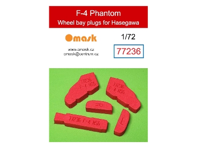 F-4 Phantom Wheel Bay Plugs (For Hasegawa) - image 1