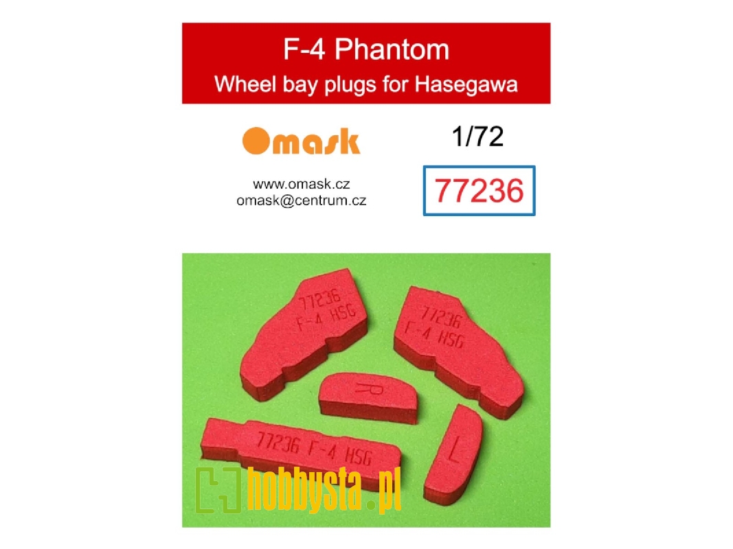 F-4 Phantom Wheel Bay Plugs (For Hasegawa) - image 1 F-4 Phantom Wheel Bay Plugs (For Hasegawa) - image 1