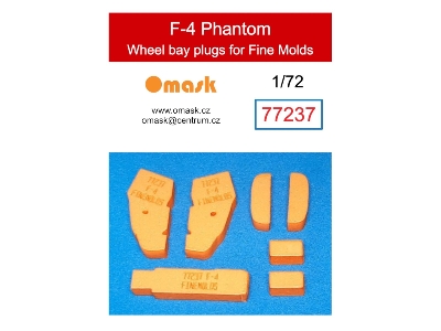 Mcdonnell Douglas F-4 Phantom - Wheel Bay Plugs (For Finemolds) - image 1
