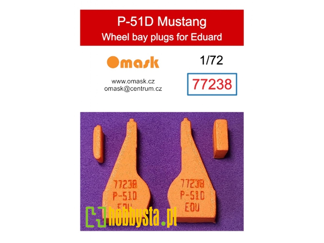 North American P-51 D Mustang - Wheel Bay Plugs (For Eduard) - image 1 North American P-51 D Mustang - Wheel Bay Plugs (For Eduard) - image 1