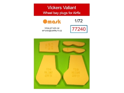 Vickers Valiant - Wheel Bay Plugs (For Airfix) - image 1