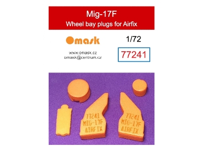 Mig-17 F - Wheel Bay Plugs (For Airfix) - image 1