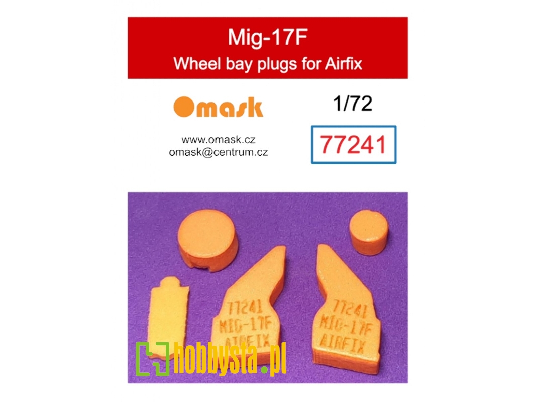 Mig-17 F - Wheel Bay Plugs (For Airfix) - image 1