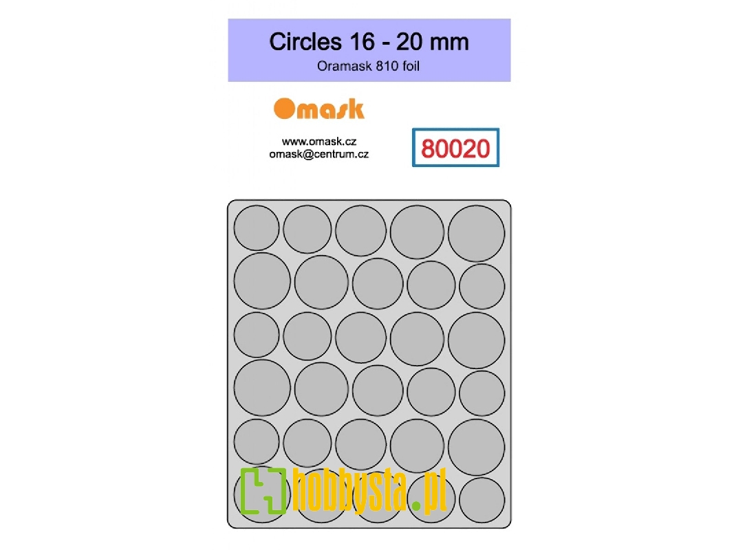 Circles 16-20mm (Oramask) - image 1 Circles 16-20mm (Oramask) - image 1