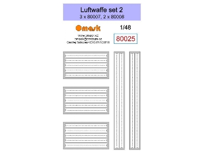 Luftwaffe Set 2 (3 X 80007, 2 X 80008) - image 1