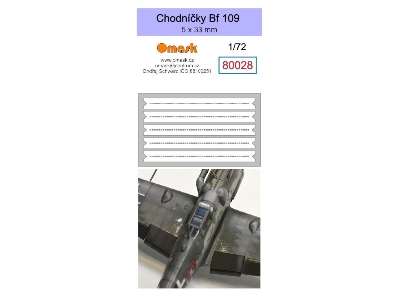 Messerschmitt Bf-109 - Walkways 5 X 33 Mm (Oramask) - image 1