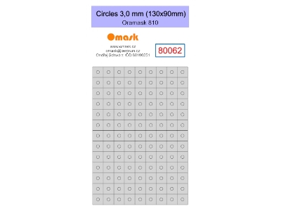 Circles 3,0 Mm (130 X 90 Mm) Oramask Foil - image 1