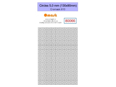 Circles 5,0 Mm (130 X 90 Mm) Oramask Foil - image 1