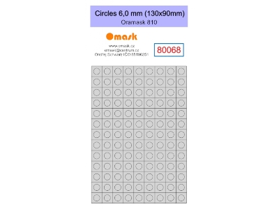 Circles 6,0 Mm (130 X 90 Mm) Oramask Foil - image 1