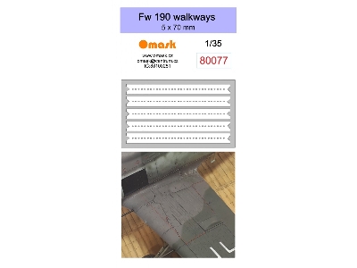 Focke-wulf Fw-190 - 5 X 70 Mm Walkways Mask - image 1