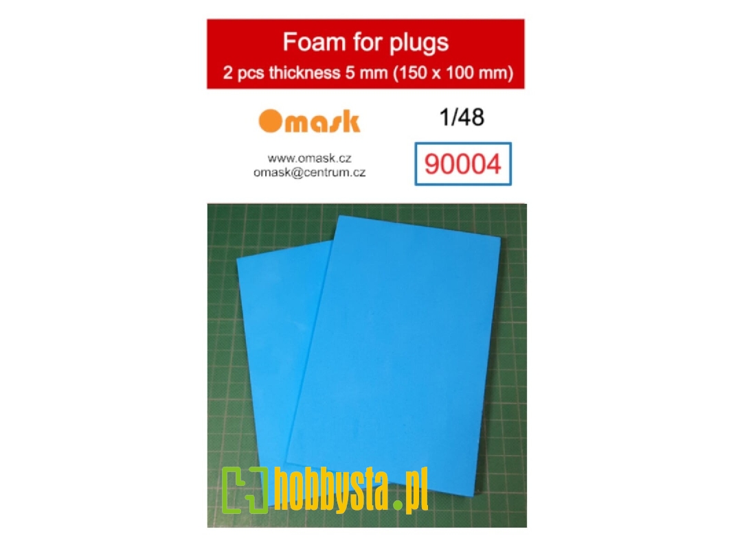 Foam For Plugs 5mm (100x150mm) 2pcs - image 1 Foam For Plugs 5mm (100x150mm) 2pcs - image 1