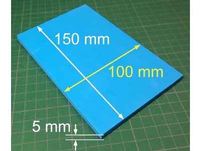 Foam For Plugs 5mm (100x150mm) 2pcs - image 2
