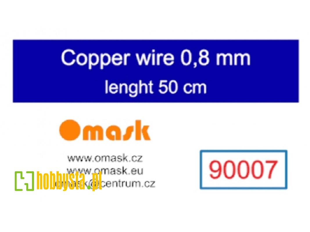Copper Wire 0,8 Mm (Length 50 Cm) - image 1