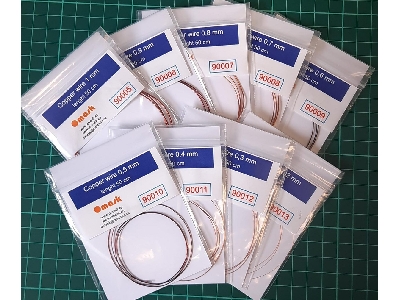Copper Wire 0,7 Mm (Length 50 Cm) - image 2