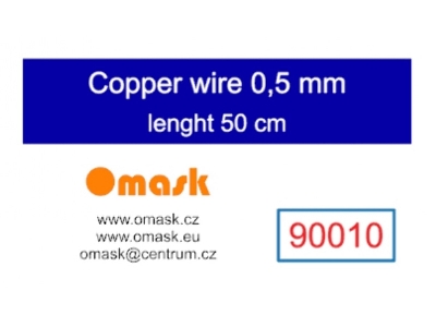 Copper Wire 0,5 Mm (Length 50 Cm) - image 1