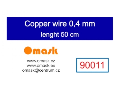 Copper Wire 0,4 Mm (Length 50 Cm) - image 1