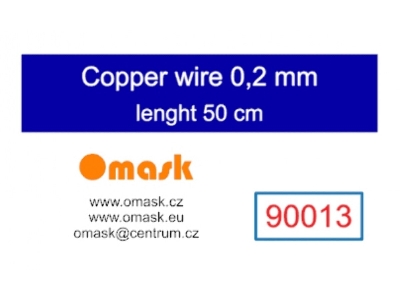Copper Wire 0,2 Mm (Length 50 Cm) - image 1